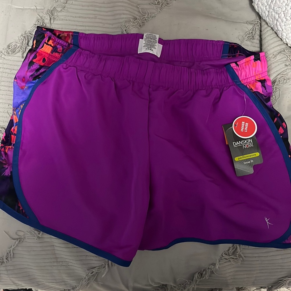 Purple Excercise Shorts